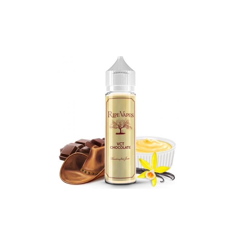 E-liquid VCT Chocolate (custard, tobacco, chocolate) - Ripe Vapes 50 ml