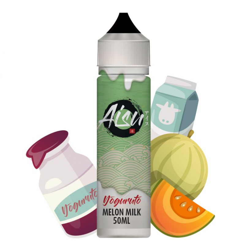 E-liquide Melon Milk (melon frais, yaourt) - Aisu Yoguruto 50 ml