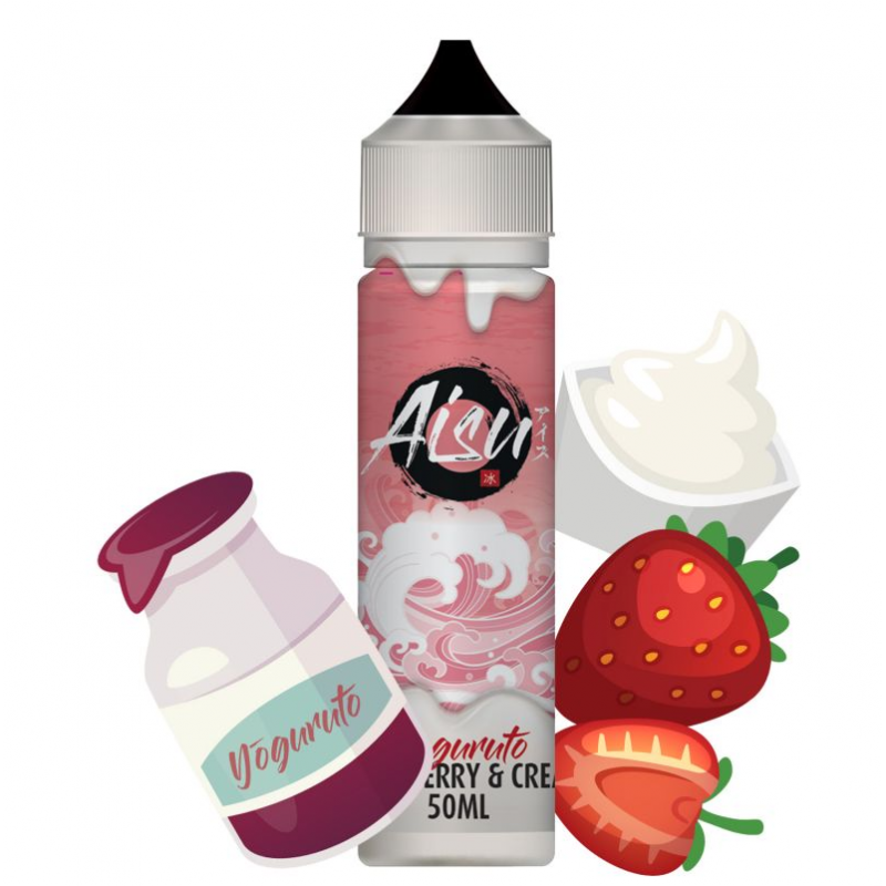 E-liquid Strawberry & Cream - Aisu Yoguruto 50 ml