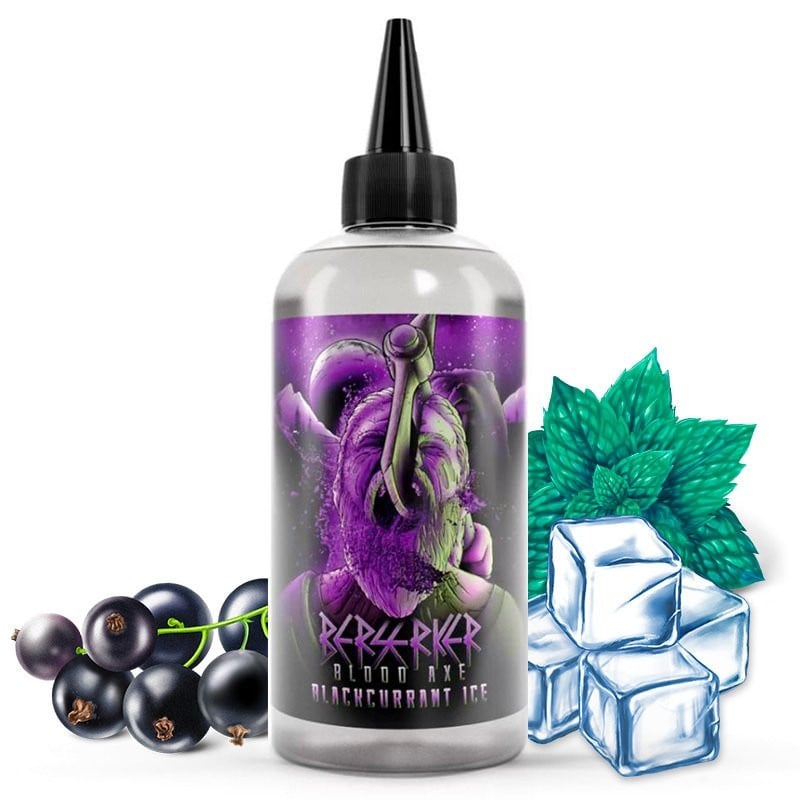 E-Liquide Blackcurrant Ice (Cassis, Menthol) - Berserker Blood Axe 200 ml