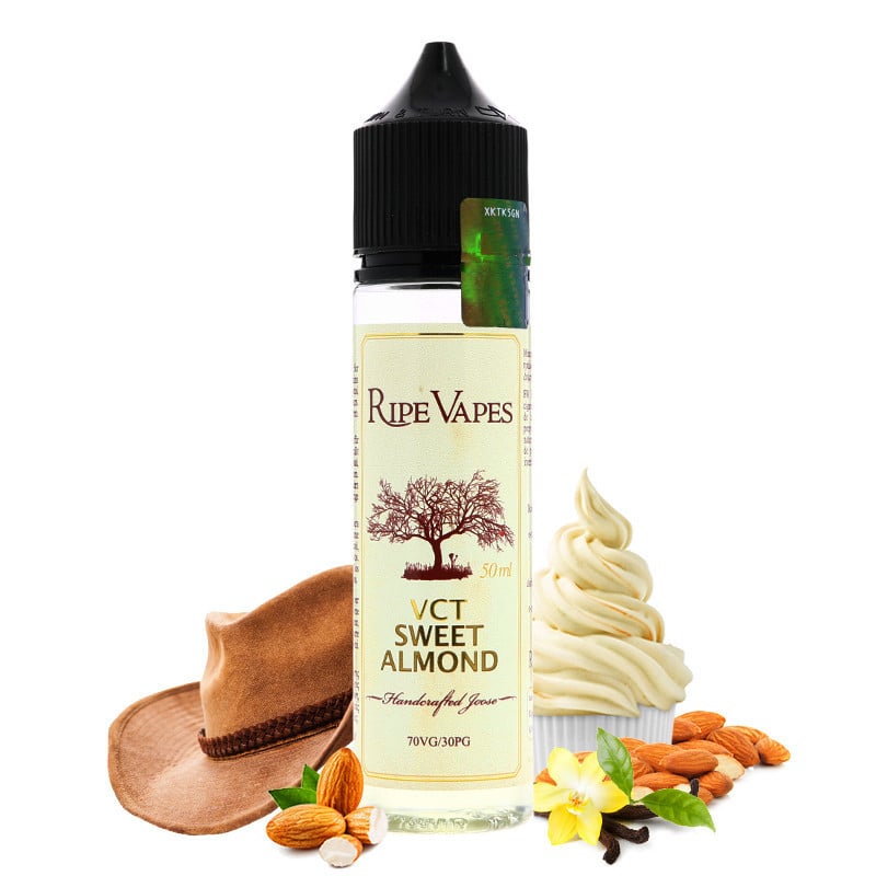 E-liquid VCT Sweet Almond (custard, tobacco, roasted almonds) - Ripe Vapes 50 ml