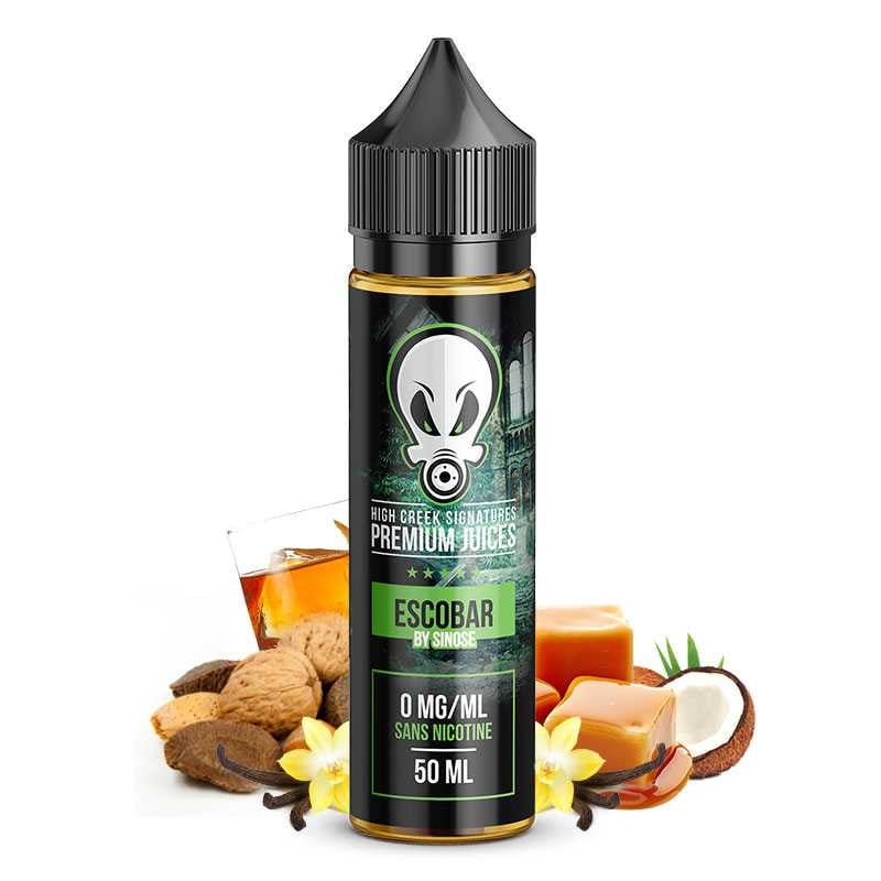 E-Liquid Escobar (Bourbon, Vanille, Nüsse, Karamell, Kokos, Zucker) - High Creek 50 ml