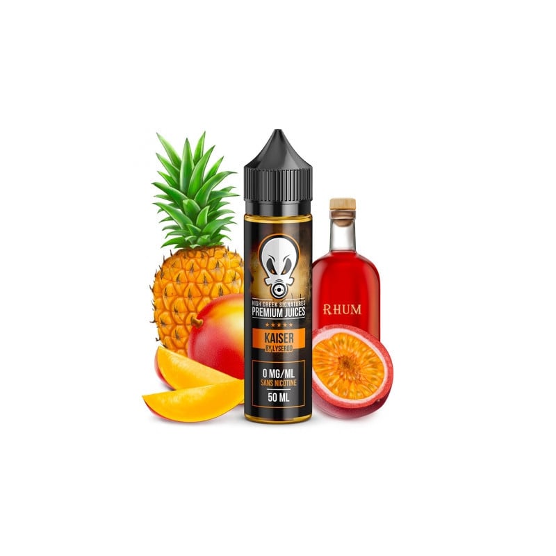 E-Liquid Kaiser (Ananas, Mango, Passionsfrucht, Rum) - High Creek 50 ml