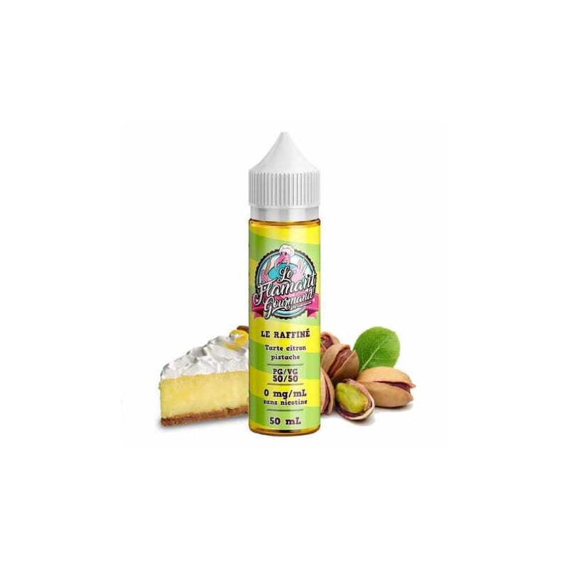 E-Liquid Le Raffiné (Zitronen-Baiser-Torte, Pistazie) - Le Flamant Gourmand 50 ml