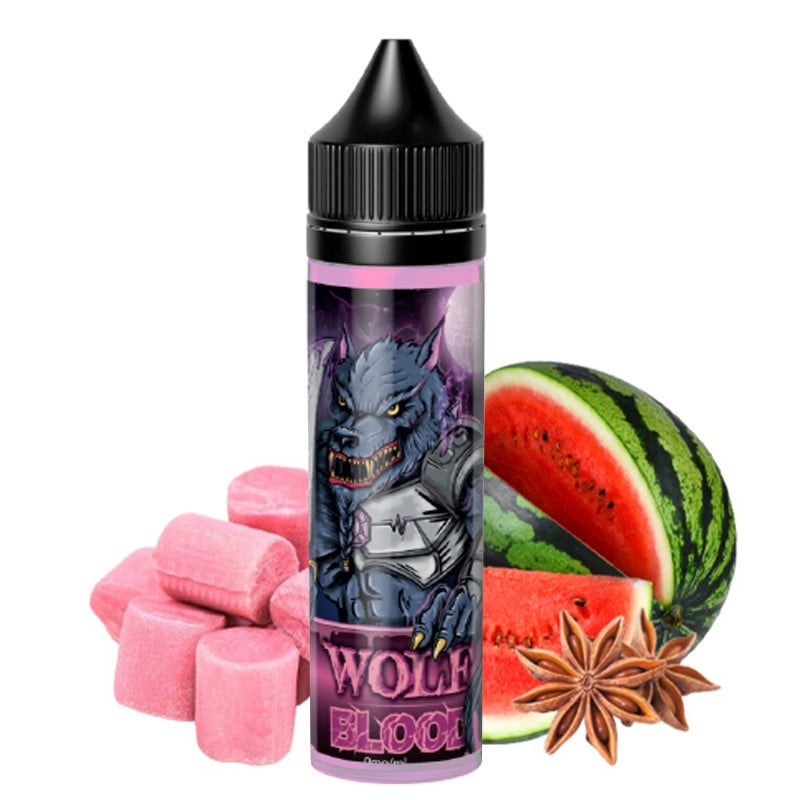 E-liquide Wolf Blood (chewing gum, pastèque, anis) - Blood by O'jlab