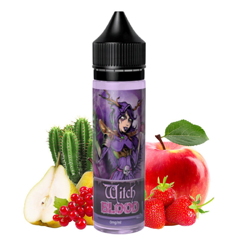 E-liquide Witch Blood (pomme, poire, fraise, groseille et cactus) - Blood by O'Jlab