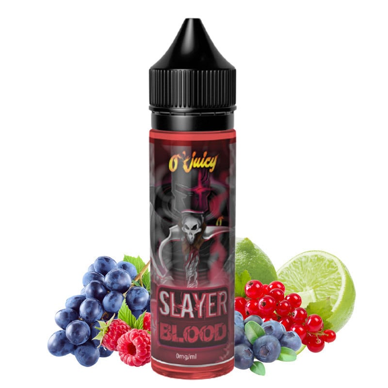 E-liquide Slayer Blood (baies noires et rouges, raisin noir, citron vert) - Blood by O'jlab