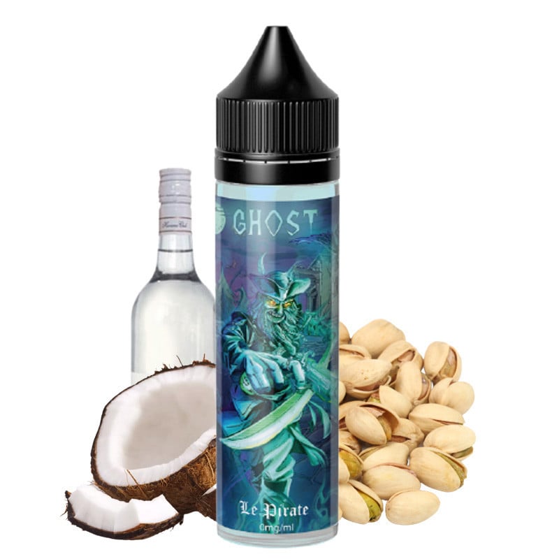 E-Liquid Le Pirate (Kokosnuss, Pistazien, weissem Rum) - Ghost by O'Jlab - 50ml