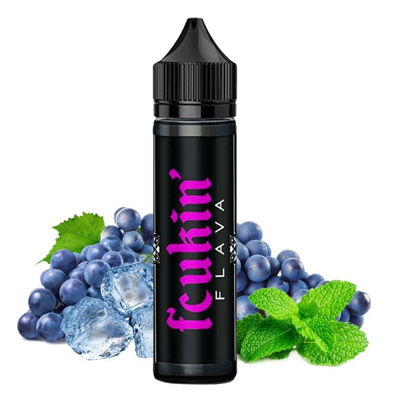 E-liquide Freezy Grapes (raisin, menthe) - Fcukin Flava 50 ml