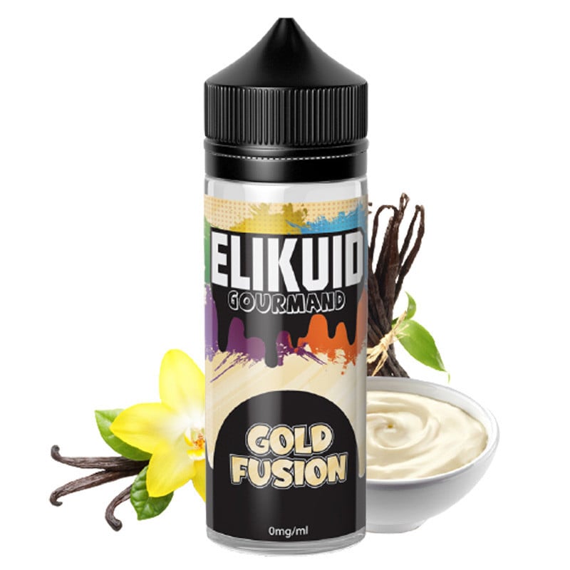 E-Liquid Gold Fusion (Custard) - Elikuid 100 ml