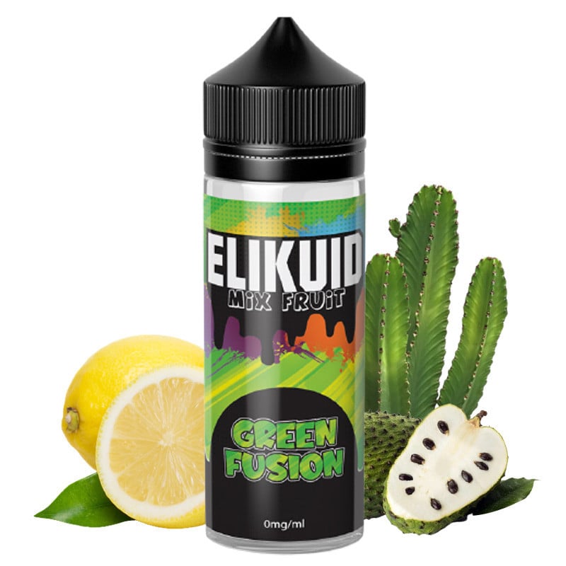 E-Liquid Green Fusion (Zitrone, Kaktus) - Elikuid 100 ml