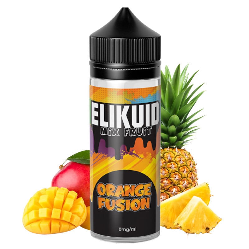 E-liquide Orange Fusion (mangue, ananas) - Elikuid 100 ml