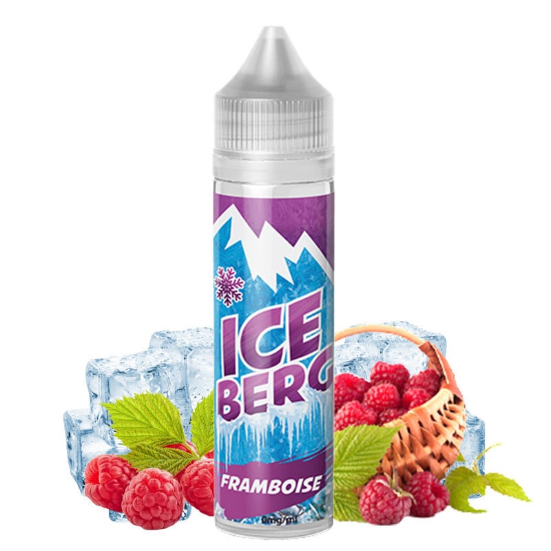 E-liquid Raspberry - Iceberg 50 ml