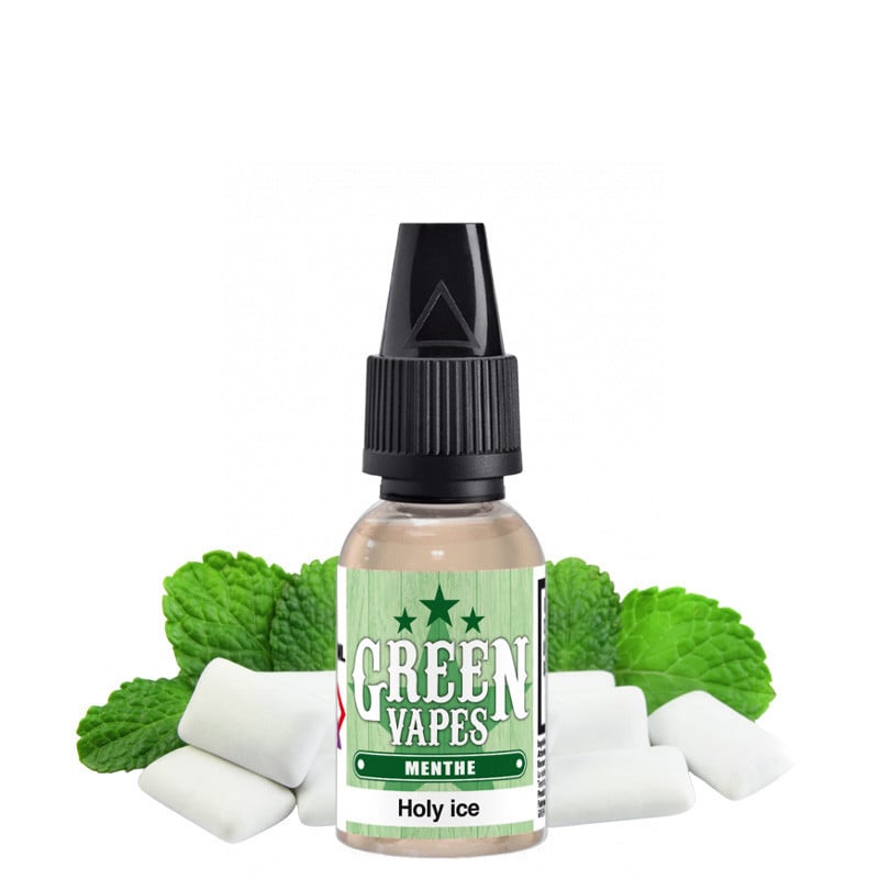 E-Liquid Holy Ice (Kaugummi, Chlorophyll, Menthol) - Green Vapes 10 ml