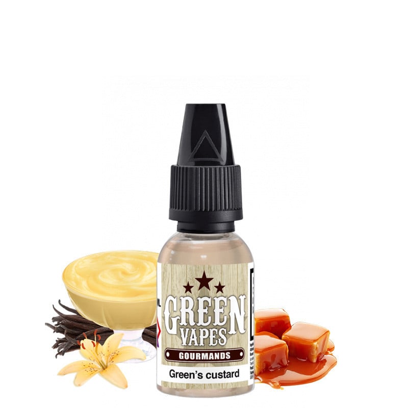 E-liquide Green's Custard (custard, caramel) - Green Vapes 10 ml