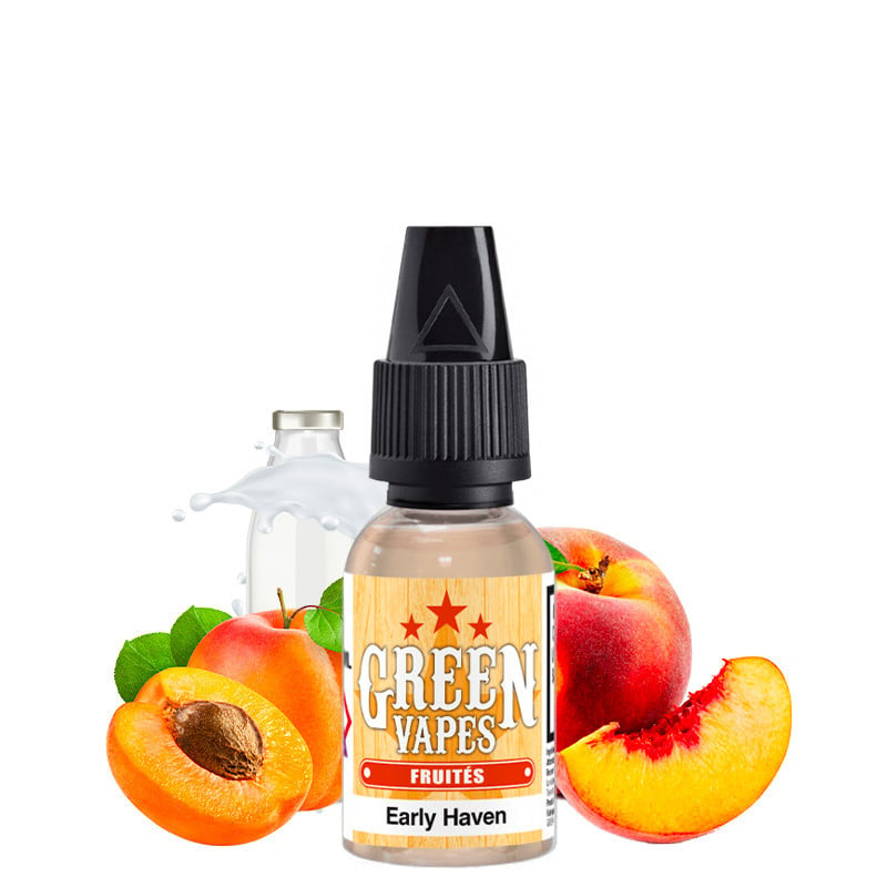 E-Liquid Early Haven (Apfel, Pfirsich & Milch) - Green Vapes | 10ml