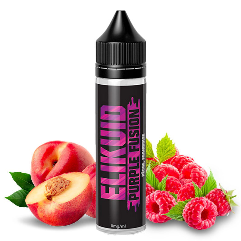 E-liquid Purple Fusion (peach raspberry) - Elikuid 50ml