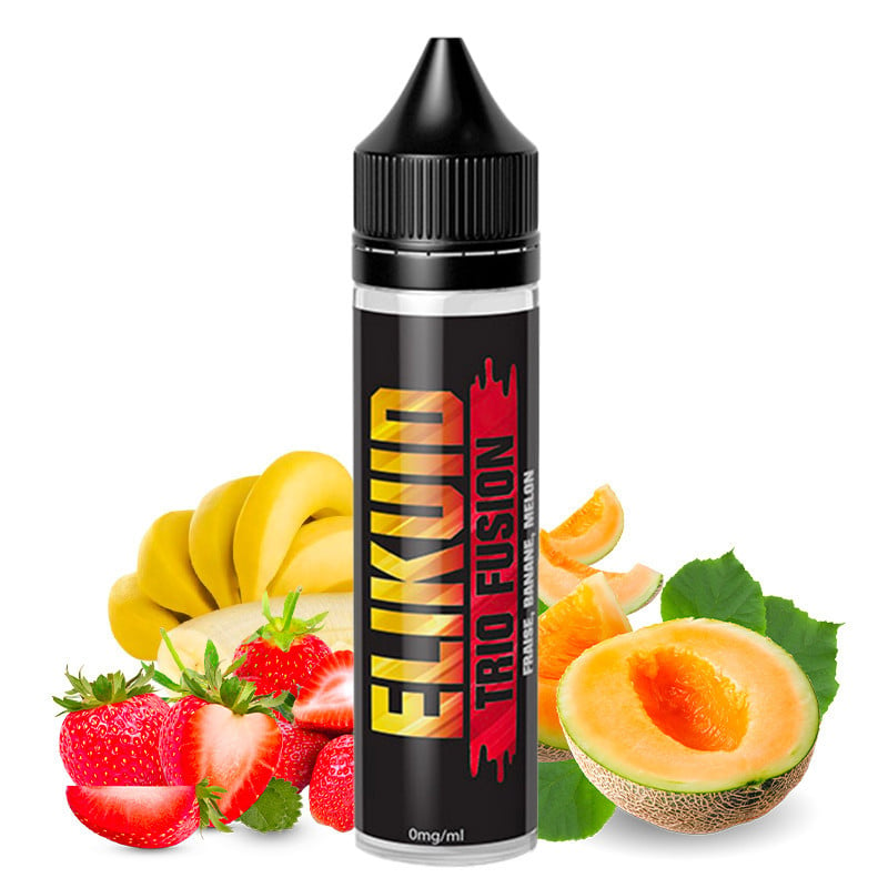 E-liquid Trio Fusion (strawberry, banana, melon) - Elikuid 50 ml