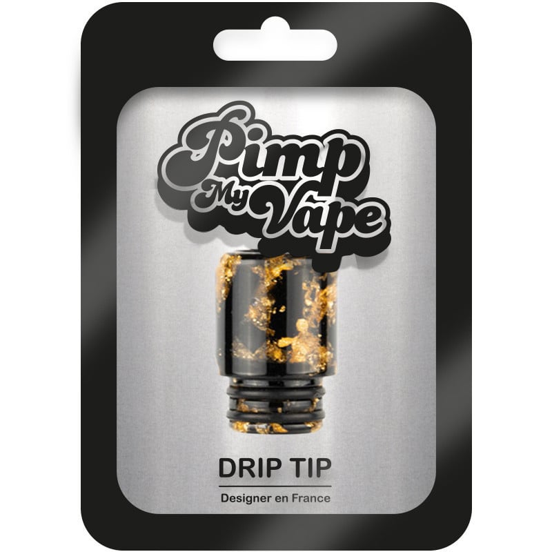 Drip Tip 510 PVM0003 - Pimp My Vape - Gold & Schwarz