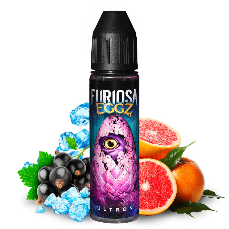 E-liquid Ultron (blackcurrant, grapefruit) - Eggz 50 ml