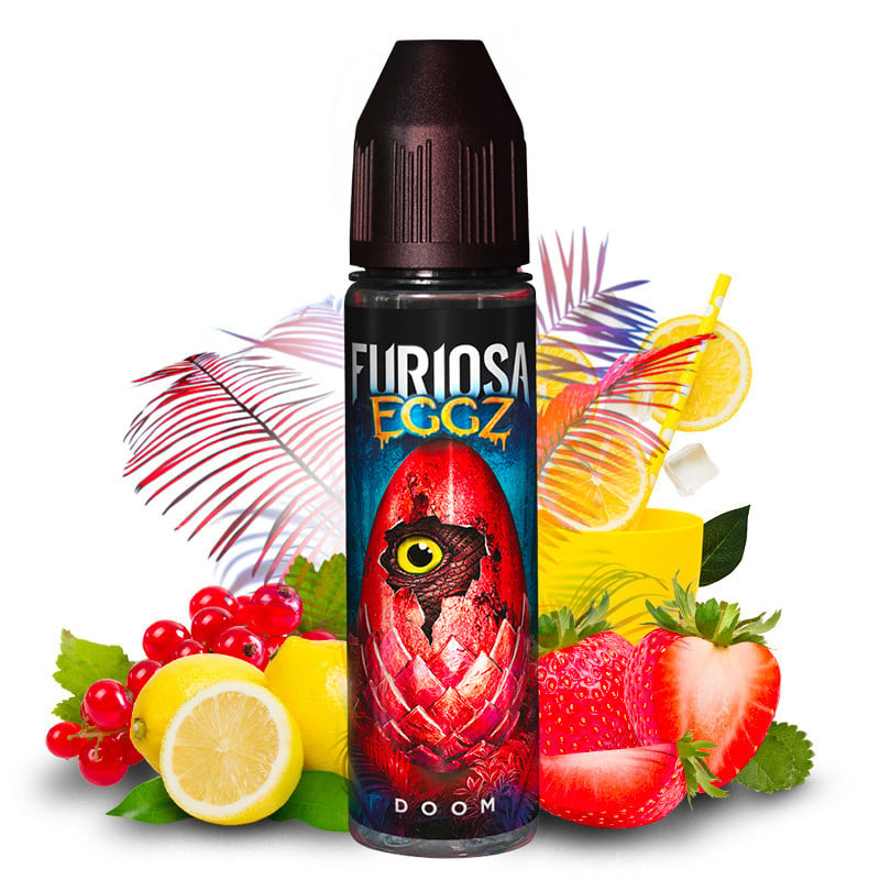 E-Liquid Doom (Johannisbeere, Erdbeere, Zitrone) - Eggz 50 ml