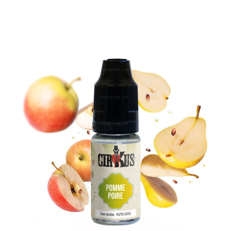 E-liquide Cirkus 10 ml saveur Pomme Poire