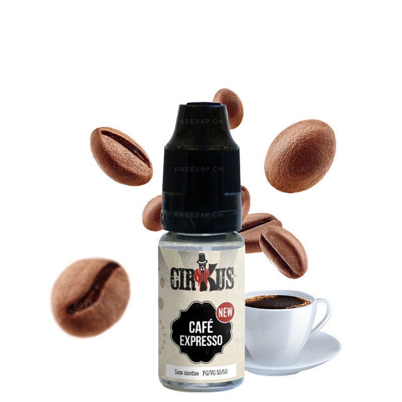 Eliquide Cirkus saveur Café Expresso format 10 ml