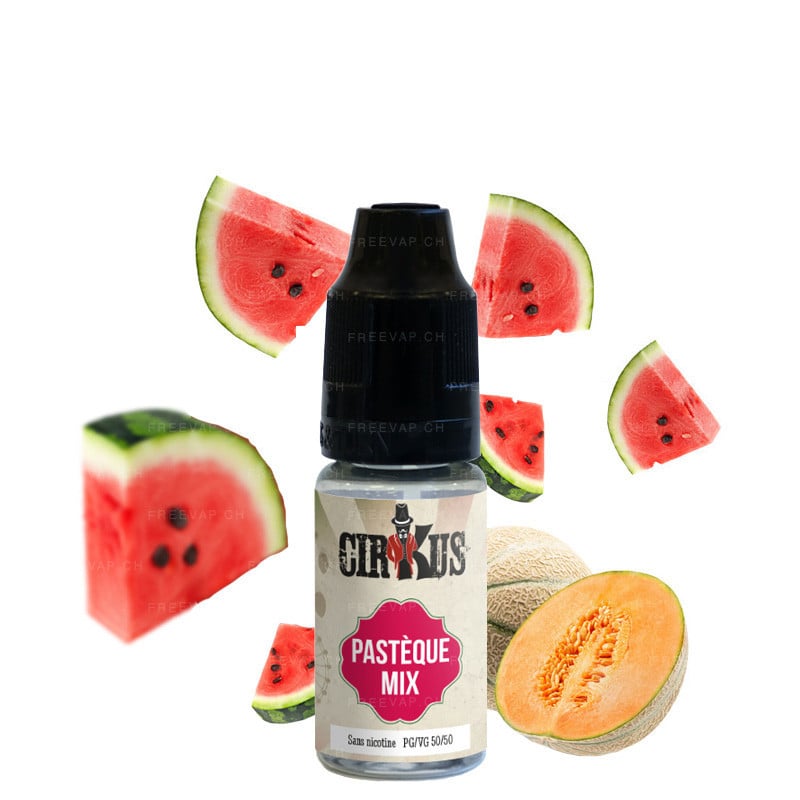 E-Liquid Pastèque Mix (Wassermelone, Melone) - Cirkus Authentic 10 ml