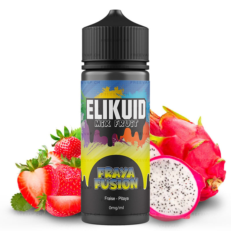 E-Liquid Fraya Fusion (Erdbeere, Drachenfrucht) - Elikuid 100 ml