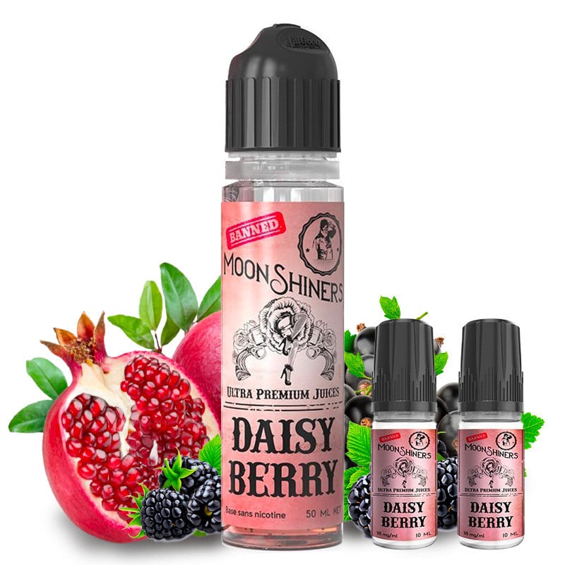 E-liquid Daisy Berry (red fruit, blackcurrant, pomegranate) - 6 mg - Moonshiners 60 ml