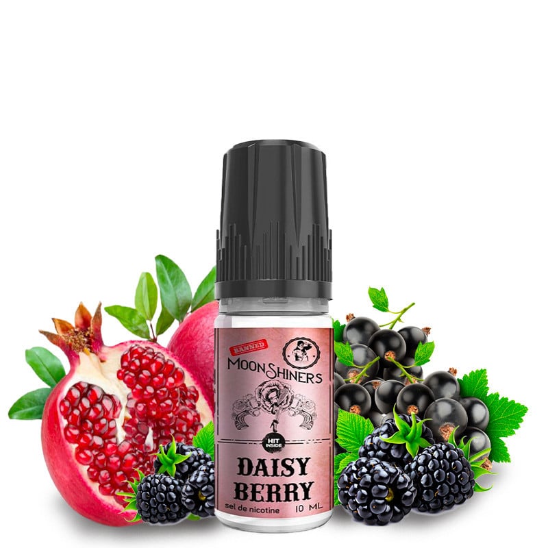 E-liquid Daisy Berry (red fruit, blackcurrant, pomegranate) - Nic salts - Moonshiners 10 ml