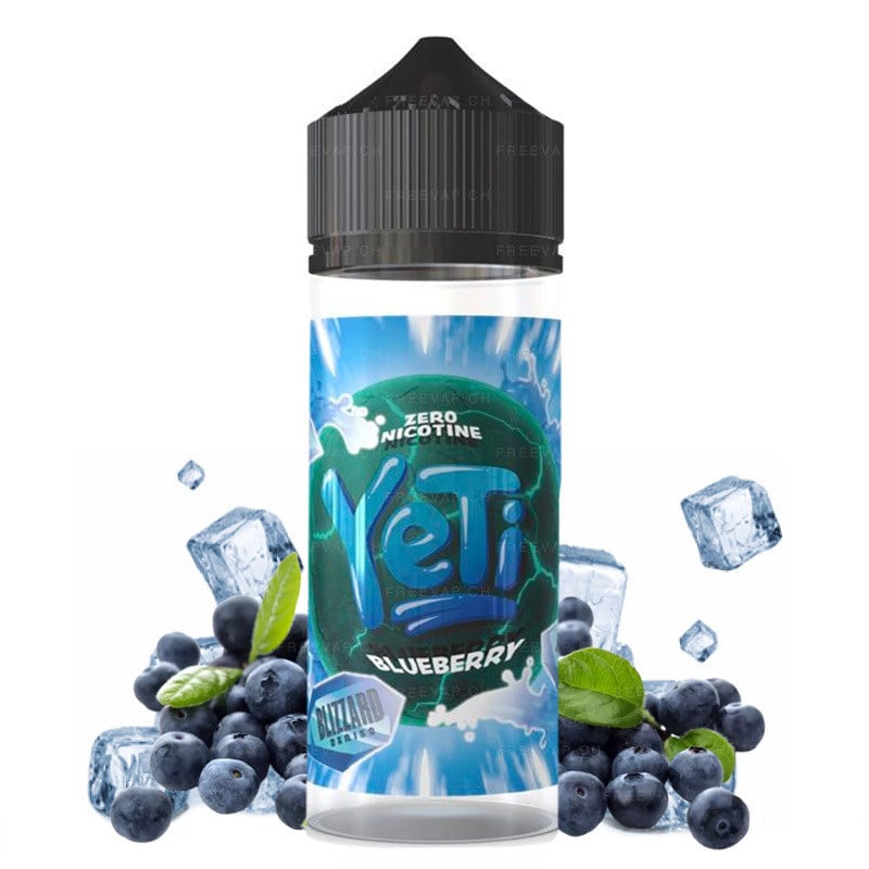 E-Liquid Blueberry - Shortfill Format - Blizzard by Yéti