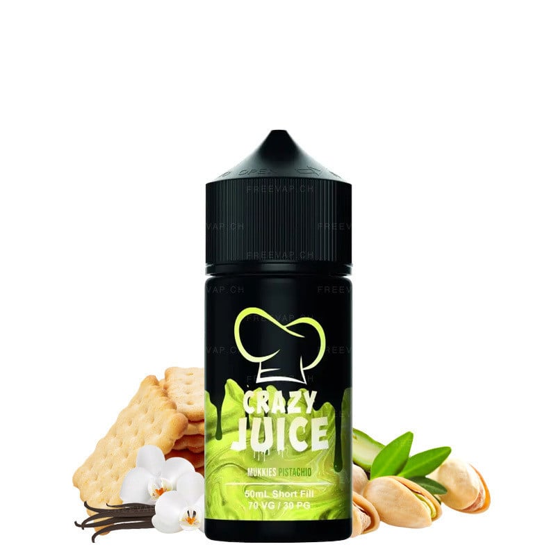 E-liquid Pistachio (vanilla biscuit, pistachio) - Mukk Mukk 50 ml