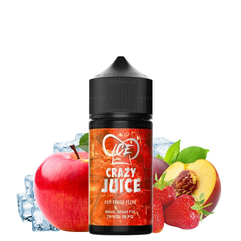 E-liquid Fuji Strawberry Peach - Ice - Mukk Mukk 50 ml