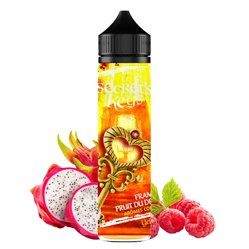 E-liquid Yellow Key (cactus, lemon, dragon fruit, raspberry) - Secret's Keys 50 ml