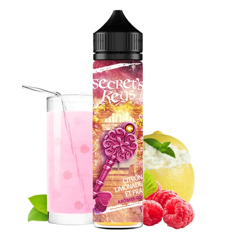 E-liquid Pink Key (strawberry, lemonade, raspberry) - Secret's Keys 50 ml