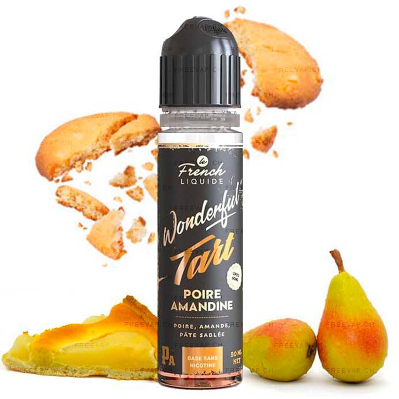 E-Liquid Poire Amandine (Birnenkuchen) - Wonderful Tart By Le French Liquide | 60ml mit Nikotin