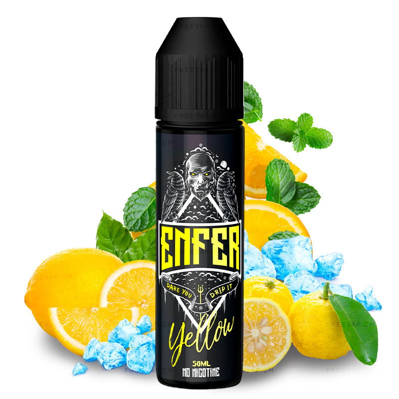 E-liquid Enfer Yellow (lemon, citrus fruits, freshness) - 50 ml