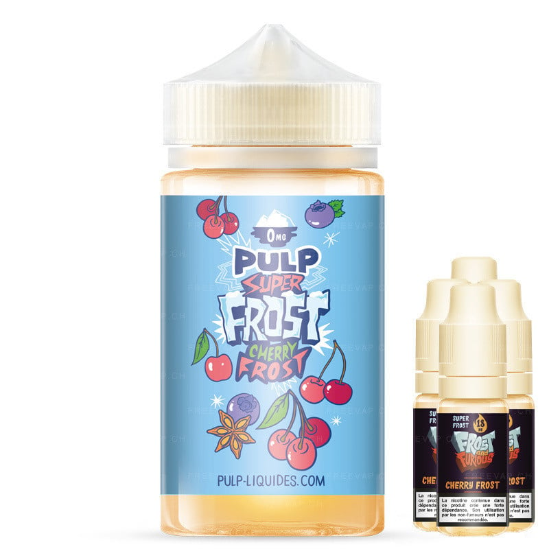 E-Liquid Cherry Frost - Super Frost & Furious 200 ml - 3 mg