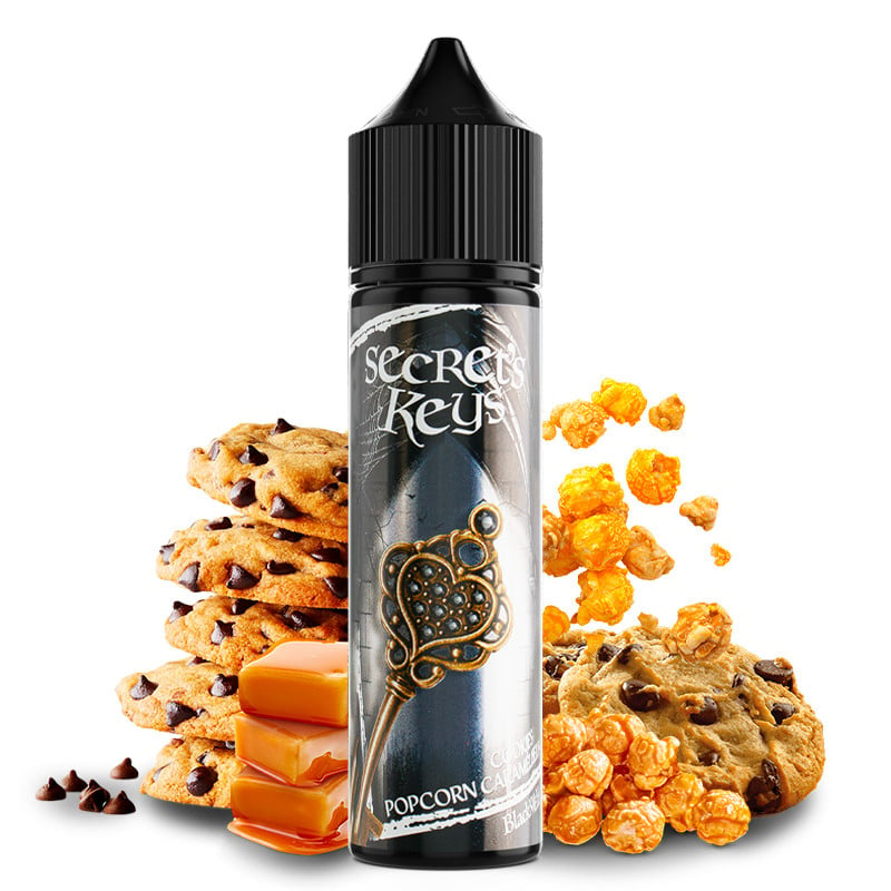 E-liquid Black Key (cookie, pop corn, caramel) - Secret's Keys 50 ml