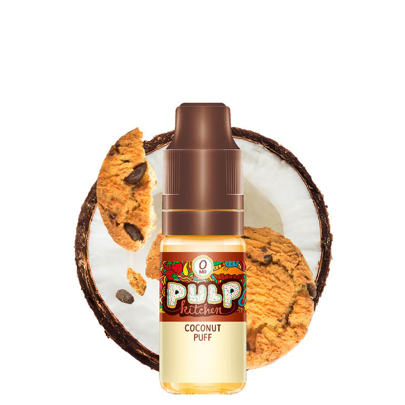 E-liquide Coconut Puff (gâteau, noix de coco) - Pulp Kitchen 10 ml