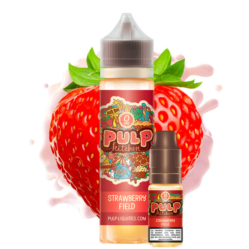 E-liquide Strawberry Field (fraise) - Pulp Kitchen 60 ml