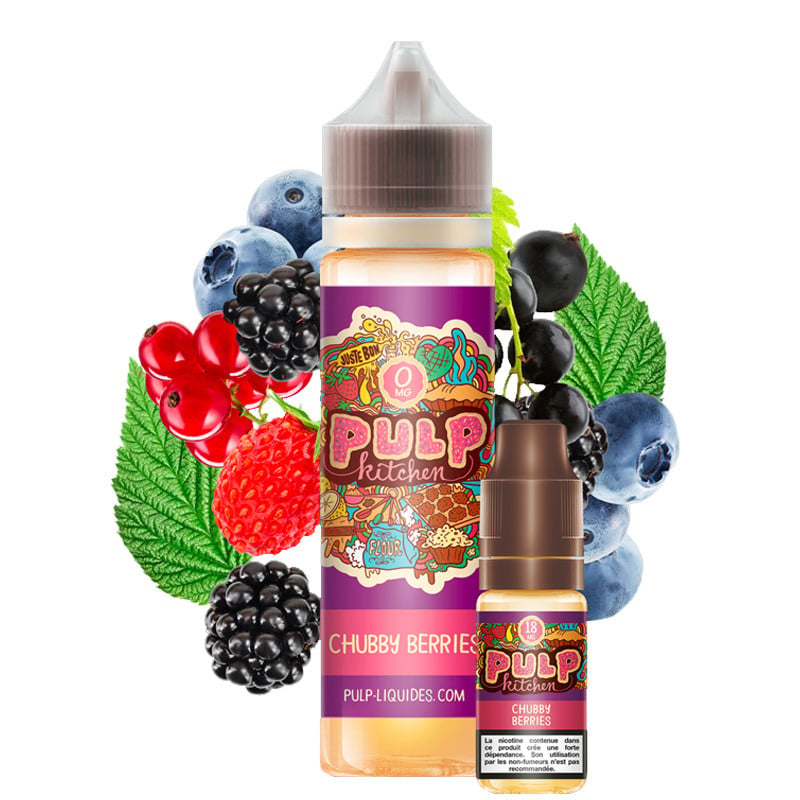 E-Liquid Chubby Berries (Waldbeeren) - Pulp Kitchen 60 ml