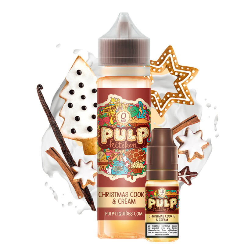 E-Liquid Christmas Cookie & Cream (Weihnachtscookie, Gewürze) - Pulp Kitchen 60 ml