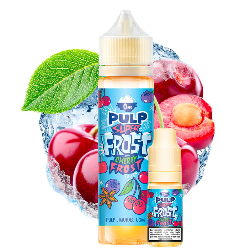 60 ml E-Liquid Cherry Frost - Super Frost - Frost & Furious by Pulp mit Nikotin