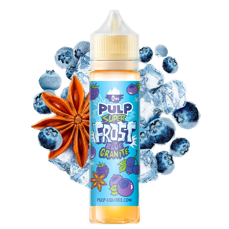 E-Liquid Blue Granité (Blaubeere, Anis, Frische) - Super Frost & Furious 50 ml