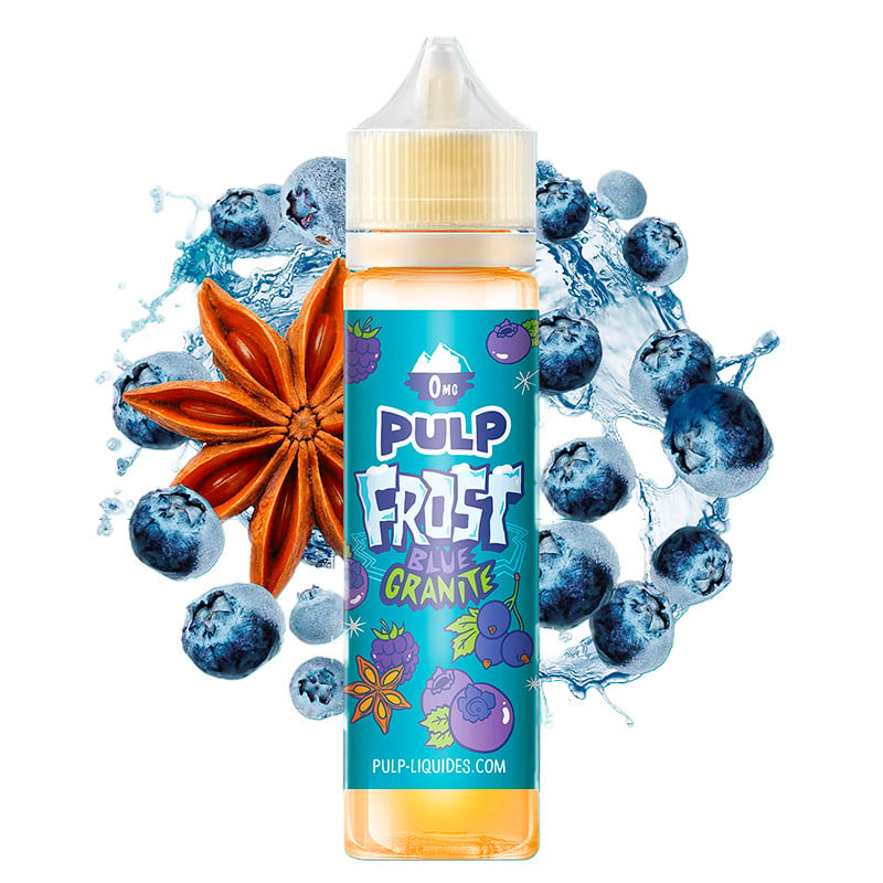 E-Liquid Blue Granité (Blaubeeren, Anis, Frische) - Frost & Furious 50 ml