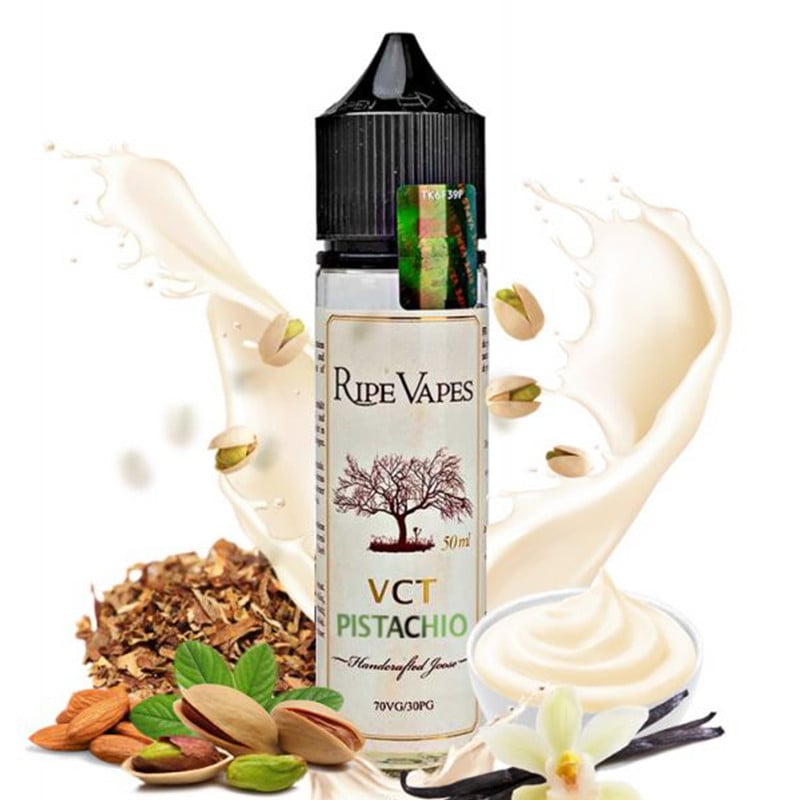 E-liquid VCT Pistachio (tobacco, pistachio, custard) - Ripe Vapes 50 ml