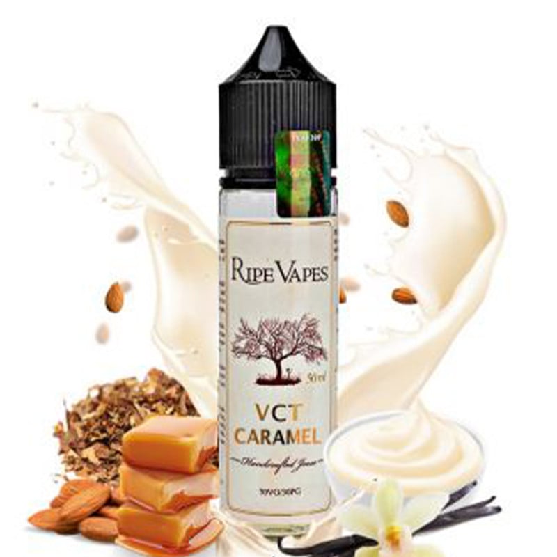 E-liquid VCT Caramel (custard, tobacco, caramel) - Ripe Vapes 50 ml