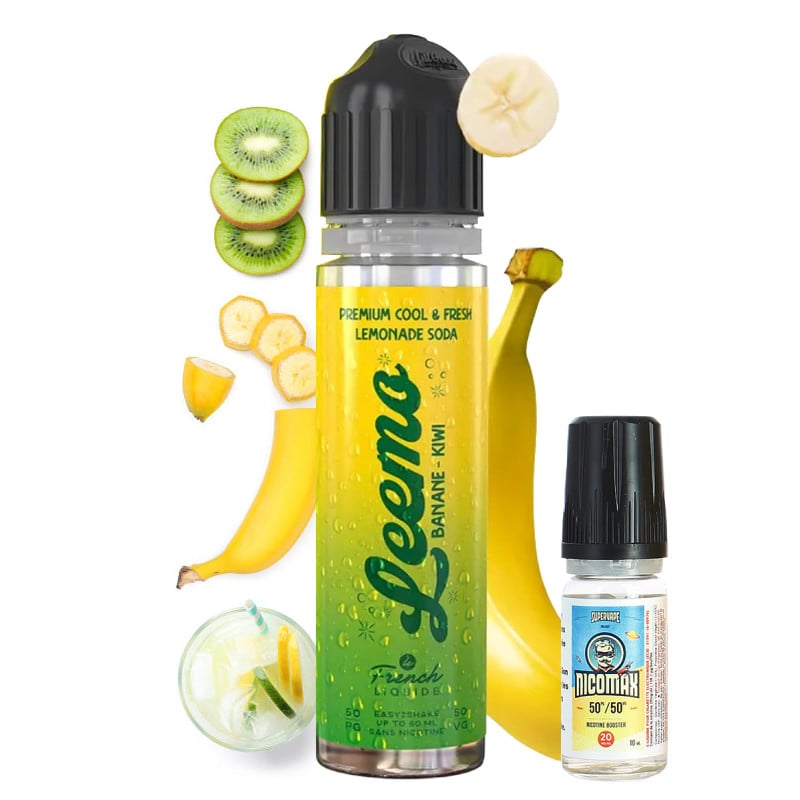 E-liquid Banana Kiwi - Leemo 60 ml